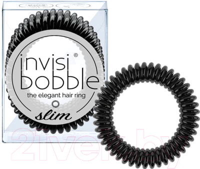 Набор резинок для волос Invisibobble Slim True Black