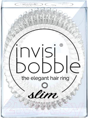 Набор резинок для волос Invisibobble Slim Crystal Clear
