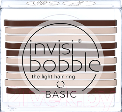 Набор резинок для волос Invisibobble Basic Mocca & Cream
