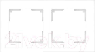 Рамка для выключателя Werkel Favorit WL01-Frame-02 / a036577 (белый, матовый)