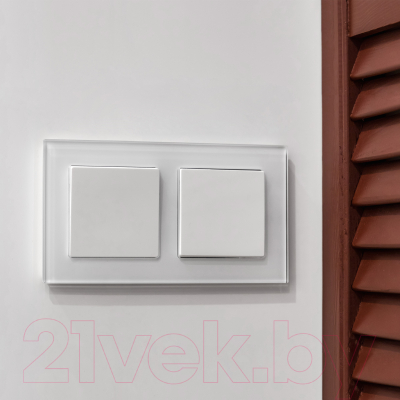 Рамка для выключателя Werkel Favorit WL01-Frame-02 / a030820 (белый)