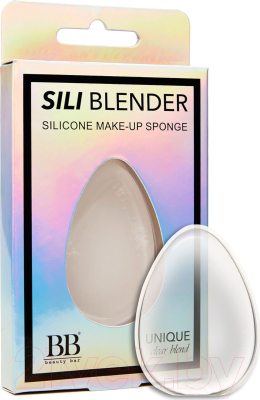 Спонж для макияжа Beauty Bar Sili Blender прозрачный