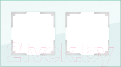Рамка для выключателя Werkel Favorit WL01-Frame-02 / a031476 (натуральное стекло)