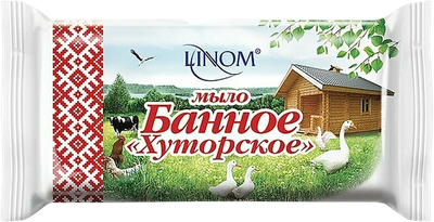 Мыло твердое Linom Банное Хуторское (140г) - 