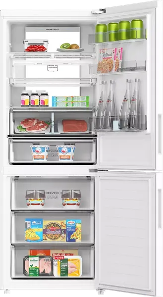 Холодильник с морозильником Haier C4F744CWGU1