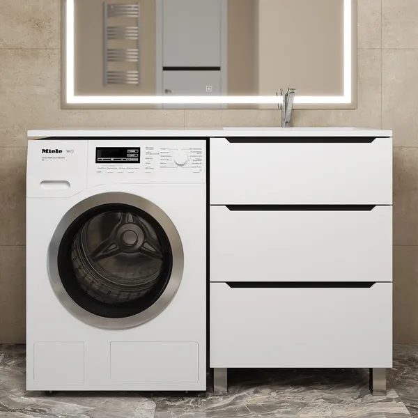 Тумба под умывальник Uperwood Tanos 58x47.5x76.5 3 ящика