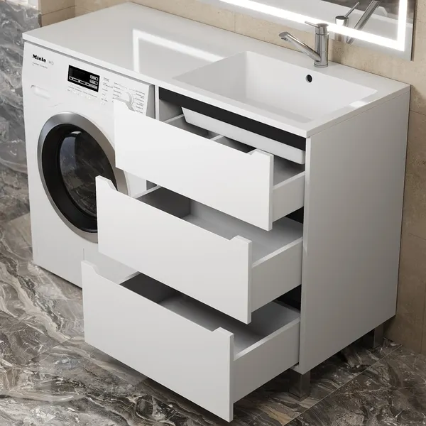 Тумба под умывальник Uperwood Tanos 58x47.5x76.5 3 ящика