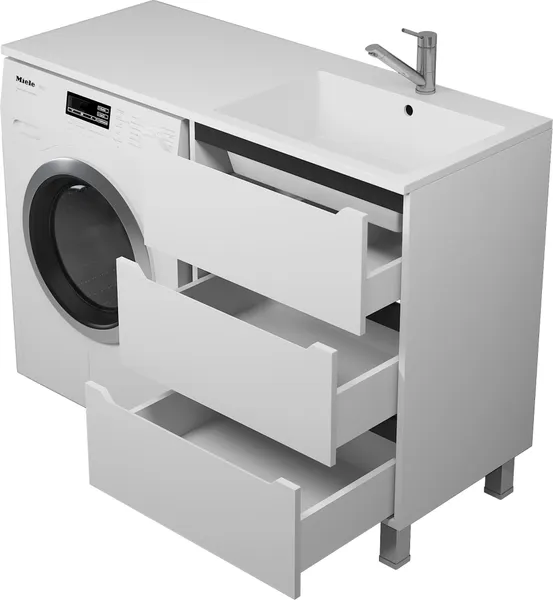 Тумба под умывальник Uperwood Tanos 58x47.5x76.5 3 ящика
