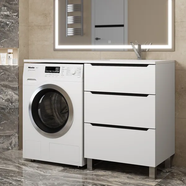 Тумба под умывальник Uperwood Tanos 58x47.5x76.5 3 ящика