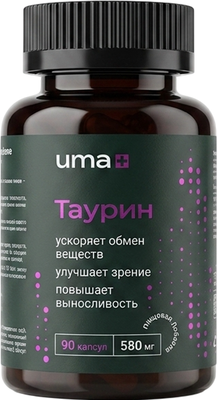 Таурин UMA + 90 капсул - 