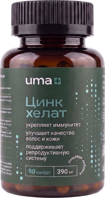 Минерал UMA + Хелат цинка (90 капсул) - 