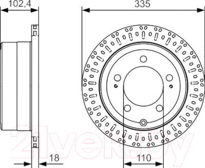 

Тормозной диск Bosch, 0986479A61