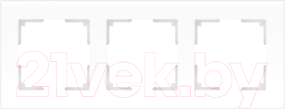Рамка для выключателя Werkel Favorit WL01-Frame-03 / a036579 (белый, матовый)
