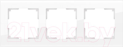 Рамка для выключателя Werkel Favorit WL01-Frame-03 / a030821 (белый)