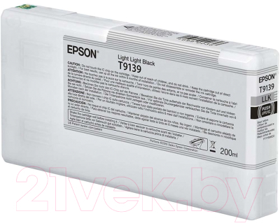 

Картридж Epson, Светло-серый, C13T913900