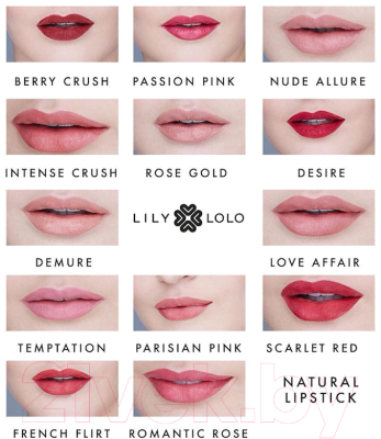 Помада для губ Lily Lolo Natural Lipstick Romantic Rose (4г)