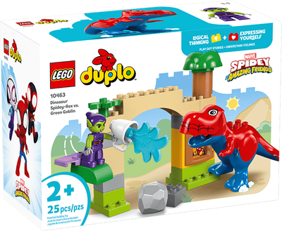 Конструктор Lego Duplo Динозавр Спайди-рекс против Зеленого Гоблина 10463