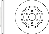 Тормозной диск Bosch 0986479S35 - 