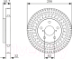 Миниатюра изображения товара Тормозной диск Bosch 0986479T38