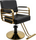 Кресло парикмахерское Stellar Limited Reshable Barber chair / DK-68166 (черный) -