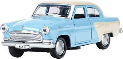 Автомобиль игрушечный Технопарк Газ-21 волга / GAZ21-12-BUBE - 