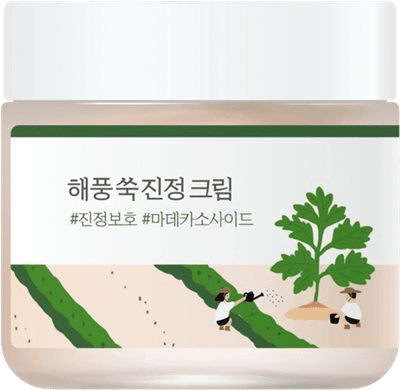 Крем для лица Round Lab Mugwort Calming Cream (80мл) - 