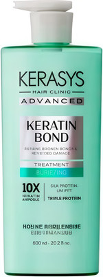 Бальзам для волос KeraSys Advanced Keratin Bond Бережное очищение и восстановление (600мл) - 