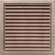 Решетка вентиляционная Vents МВ 120с (светлый дуб) -