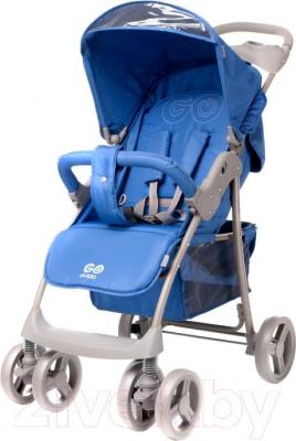 Детская прогулочная коляска 4Baby Guido 2015 (синий) - общий вид