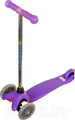 Самокат детский Sundays SA-100-5 (фиолетовый) - общий вид