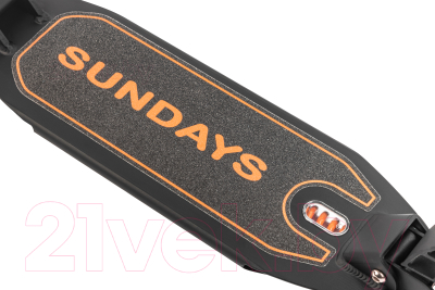 Самокат городской Sundays SA-401-2 (черный с оранжевым)