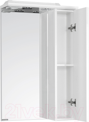 Шкаф с зеркалом для ванной Акватон Панда 50 (1A007402PD01R)