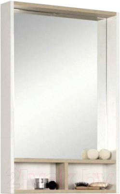 Шкаф с зеркалом для ванной Акватон Йорк 55 (1A173202YOAV0)
