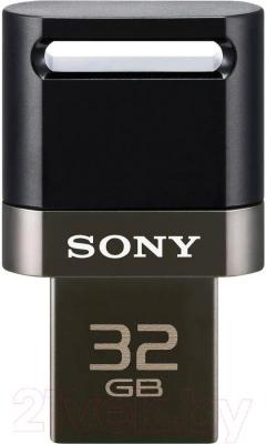 Usb flash накопитель Sony On-The-Go Black 32GB (USM32SA1B) - общий вид