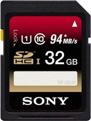 Карта памяти Sony Expert SDHC UHS-I (Class 10) 32GB (SF32UXT) - общий вид