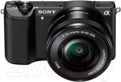 Беззеркальный фотоаппарат Sony ILC-E5100LB - вид спереди