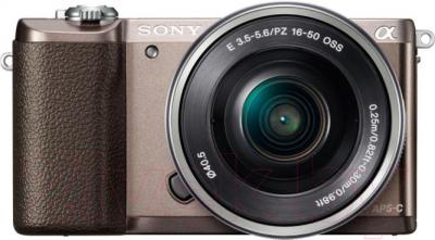 Беззеркальный фотоаппарат Sony ILC-E5100LT - вид спереди