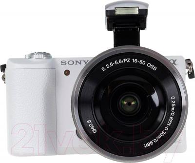Беззеркальный фотоаппарат Sony ILC-E5100LW - вид спереди