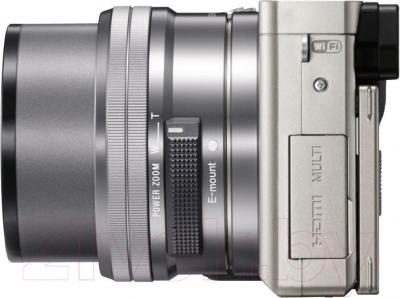 Беззеркальный фотоаппарат Sony ILC-E6000LW - вид сбоку