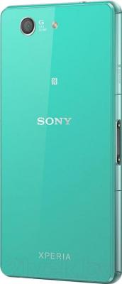 Смартфон Sony Xperia Z3 Compact / D5803 (зеленый) - вид сзади