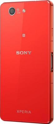 Смартфон Sony Xperia Z3 Compact / D5803 (оранжевый) - вид сзади