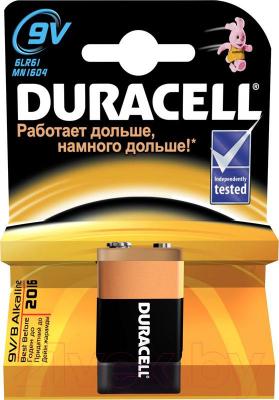 Батарейка Duracell Basic 6LR61 (1шт) - общий вид