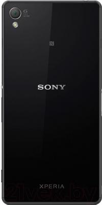 Смартфон Sony Xperia Z3 / D6603 (черный) - вид сзади