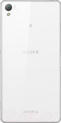 Смартфон Sony Xperia Z3 / D6603 (белый) - вид сзади