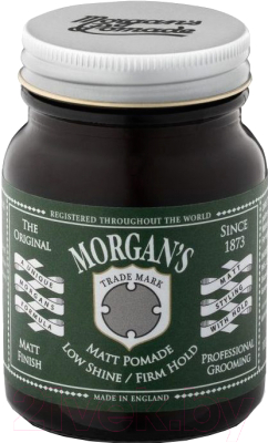 Паста для укладки волос Morgans Pomade матовая сильная фиксация (100г)