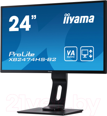 Монитор Iiyama ProLite XB2474HS-B2 (черный)