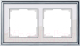 Рамка для выключателя Werkel Palacio WL17-Frame-02 / a037693 (хром/белый) - 