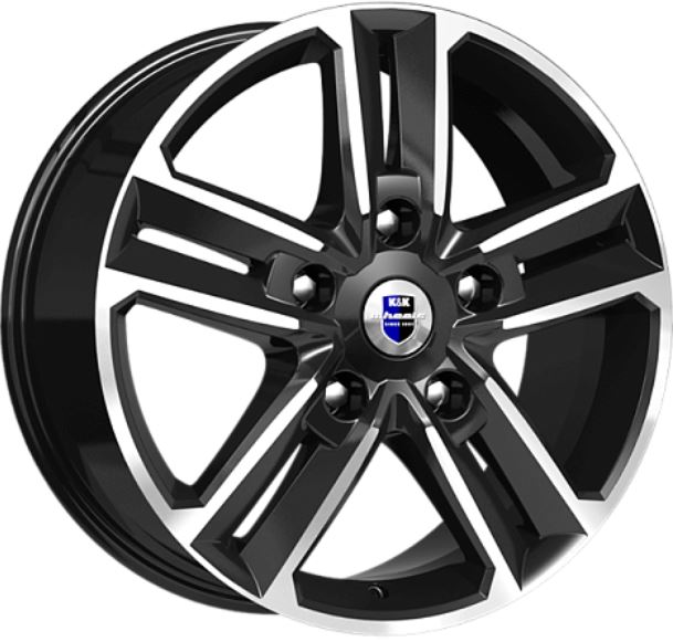 Литой диск K&K Backfire (КС763) 18x8 5x114.3мм DIA 67.1мм ET 45мм Алмаз черный
