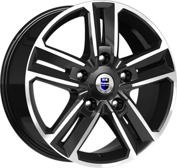 Литой диск K&K Backfire (КС763) 18x8 5x114.3мм DIA 67.1мм ET 45мм Алмаз черный