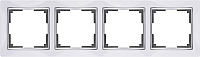 Рамка для выключателя Werkel Snabb WL03-Frame-04 / a028883 (белый) - 